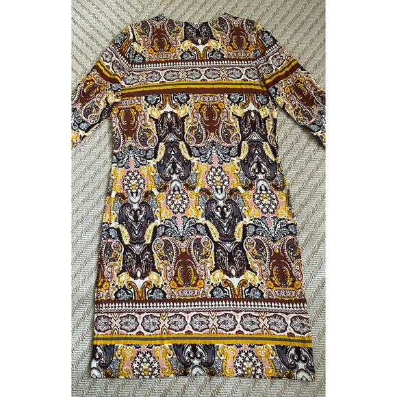 VENUS Tunic Dress Womens Size Medium Long Sleeves Stretch Boho KNIT SHEATH DRESS - Picture 7 of 16